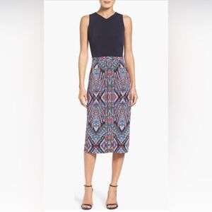 Maggy London Scuba Midi Dress